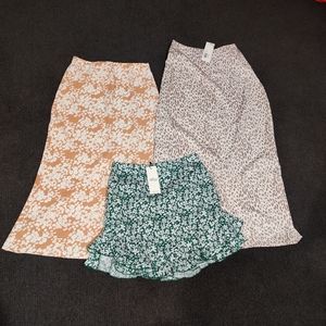 ✨PRICE DROP✨3 BNWT×SKIRTS